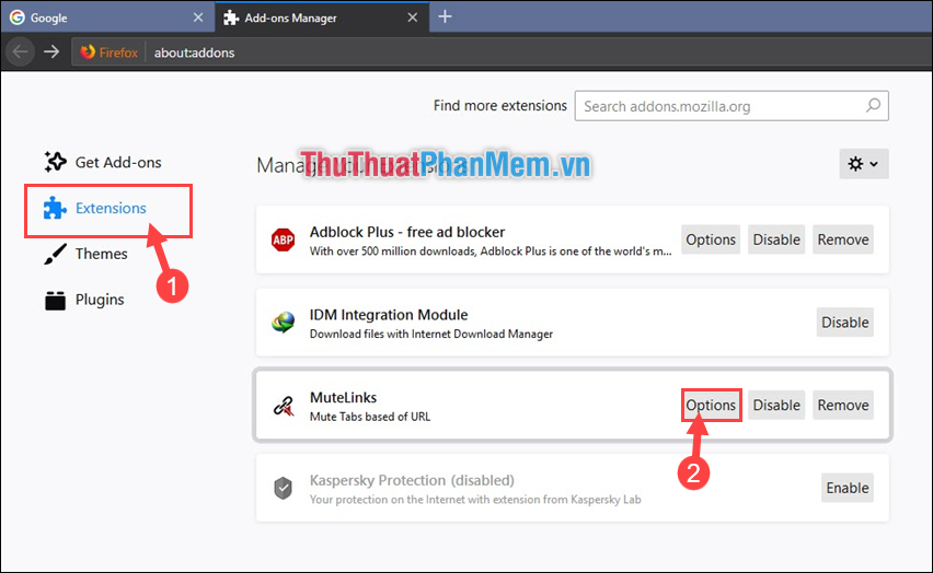 How to mute, disable sound Tab automatically on Chrome browser, Coc Coc, Firefox Picture 18