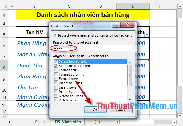 How to name, comment and protect cells in Excel Picture 12