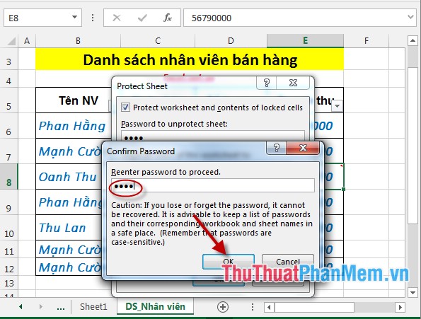 How to name, comment and protect cells in Excel Picture 13