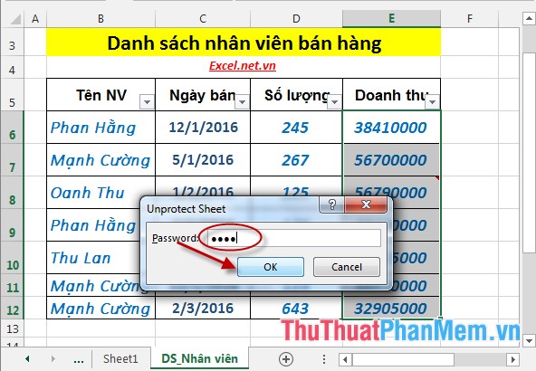 How to name, comment and protect cells in Excel Picture 16