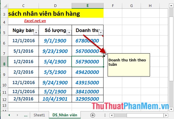 How to name, comment and protect cells in Excel Picture 8