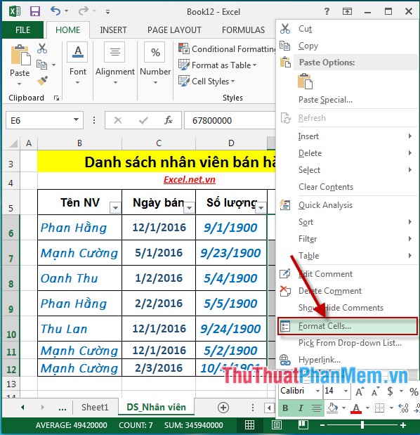 How to name, comment and protect cells in Excel Picture 9