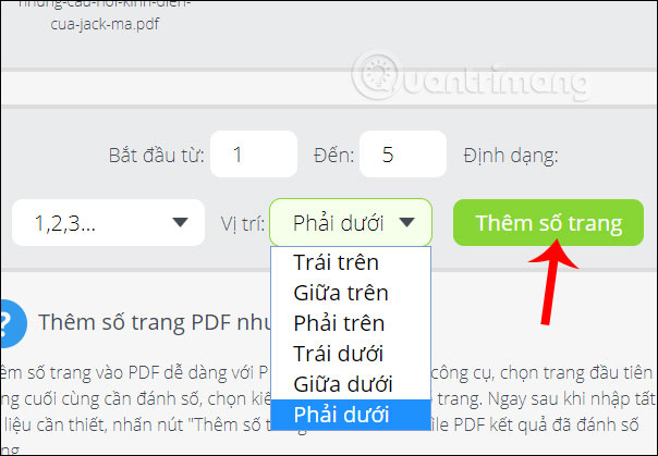 How to number a PDF page Picture 11