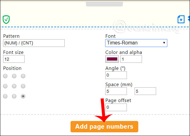 How to number a PDF page Picture 15