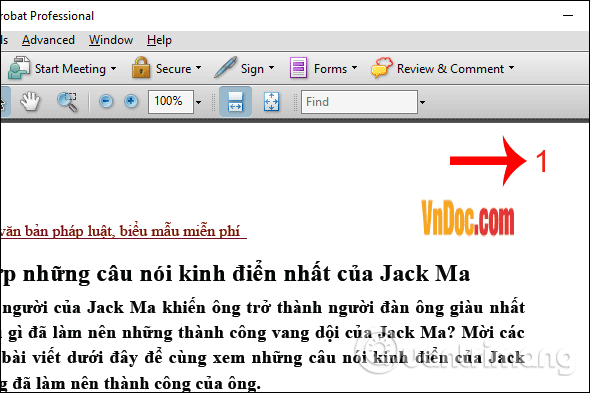 How to number a PDF page Picture 4