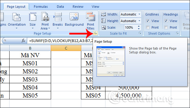 How to number Excel pages from any number