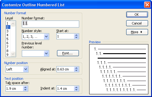 How to number order in word Picture 10