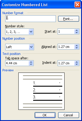 How to number order in word Picture 6