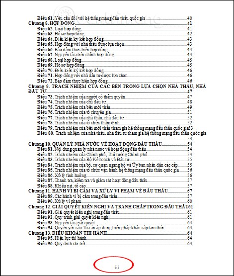 How to number page combination i ii iii and 1, 2, 3 on Word Picture 13
