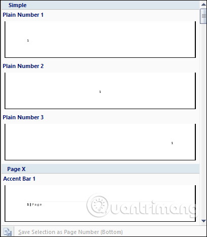 How to number pages in Word 2007 Picture 3