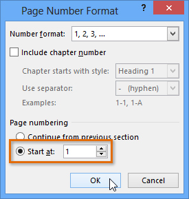 How to number pages on Word 2013 Picture 6
