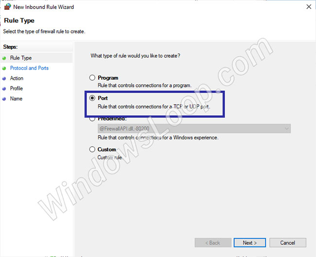 How to open a port with Windows Firewall in Windows 10 Picture 2