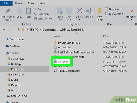 How to Open an Sql File - TipsMake.com
