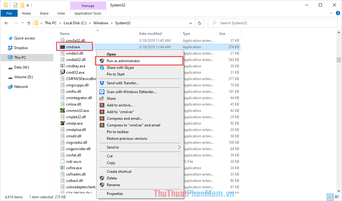 How to open CMD with Administrator rights on Win 10 Picture 11