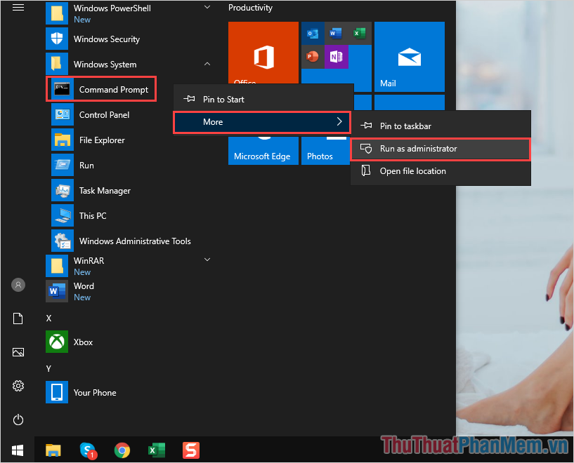 How to open CMD with Administrator rights on Win 10 Picture 9