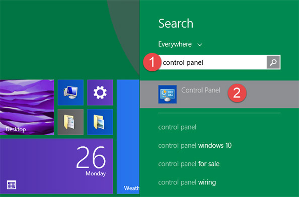 How to open Control Panel on Windows 10, 8.1, 7 Picture 3