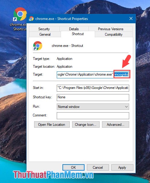 How to open Incognito (Incognito) automatically on Chrome, Coc Coc, Firefox Picture 3
