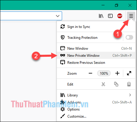 How to open incognito tabs on Chrome, Coc Coc, Edge, Firefox browsers Picture 5