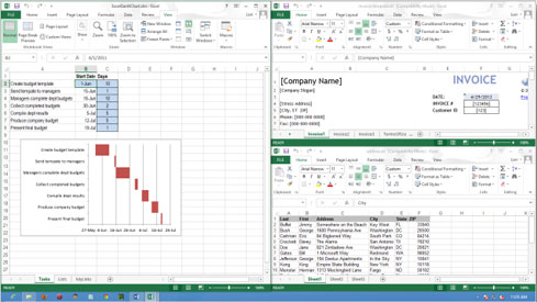 How to open multiple spreadsheets side by side in Excel 2013 Picture 7