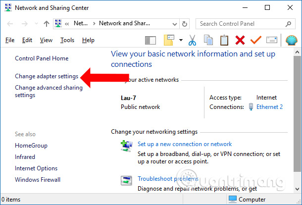 How to open Network Connections on Windows 10 Picture 4