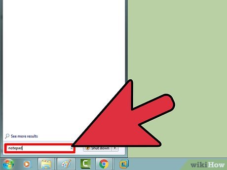 How to Open Notepad Picture 2