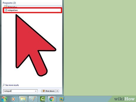 How to Open Notepad Picture 3