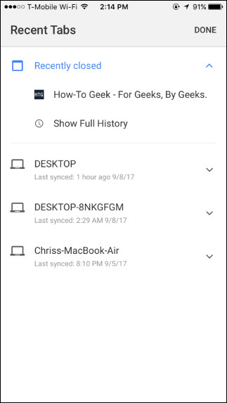 How to open recently closed tabs on iPhone or iPad Picture 6