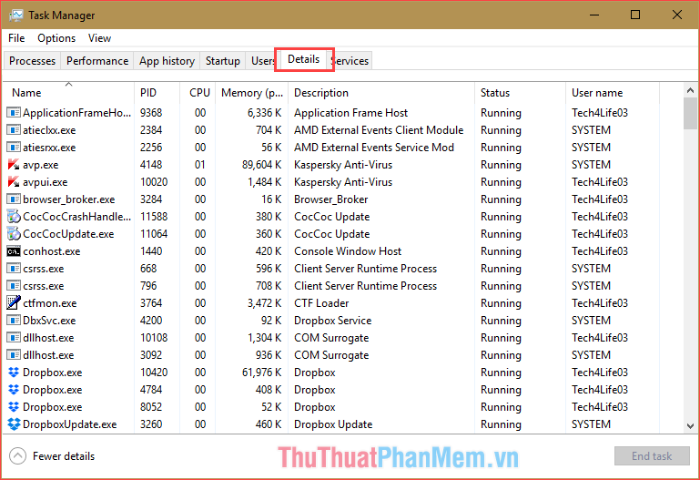 How to open Task Manager, introduce the functions in Task Manager Picture 8