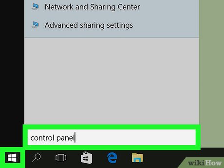 How to Open the Control Panel Picture 1