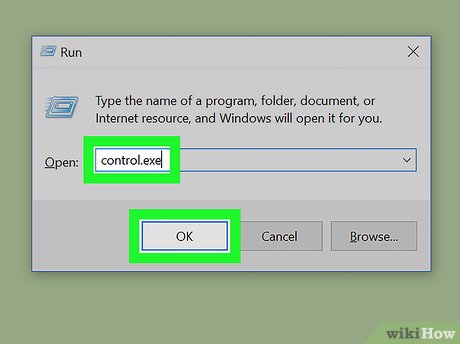 How to Open the Control Panel Picture 2