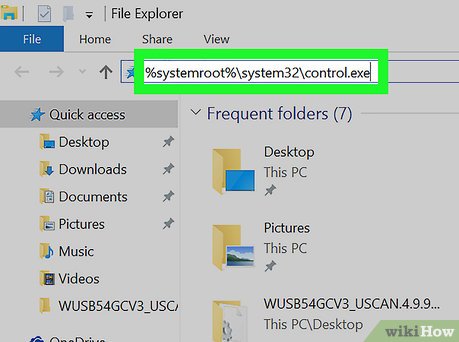 How to Open the Control Panel Picture 3