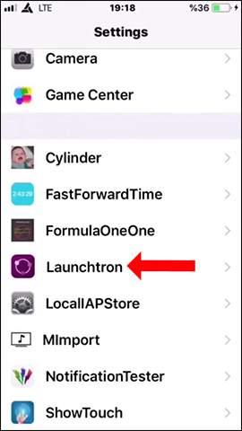 How to open the iPhone application via swipe gestures Picture 4