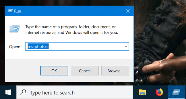 How to open the Photos app on Windows 10 Picture 8