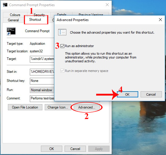 How to open the pin application on the Taskbar Administrator with Windows 10 Picture 7
