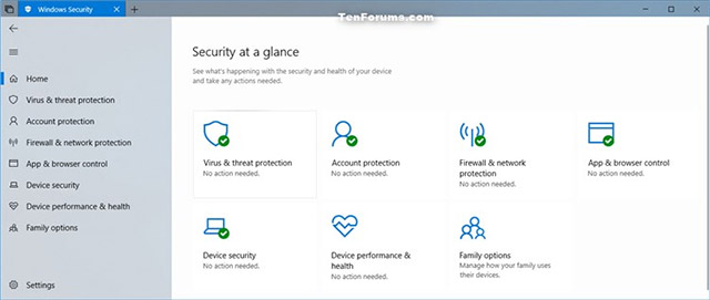 How to open Windows Security in Windows 10 Picture 1