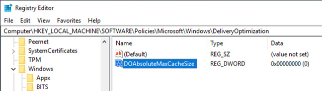 How to optimize Delivery Optimization cache in Windows 10 Picture 7