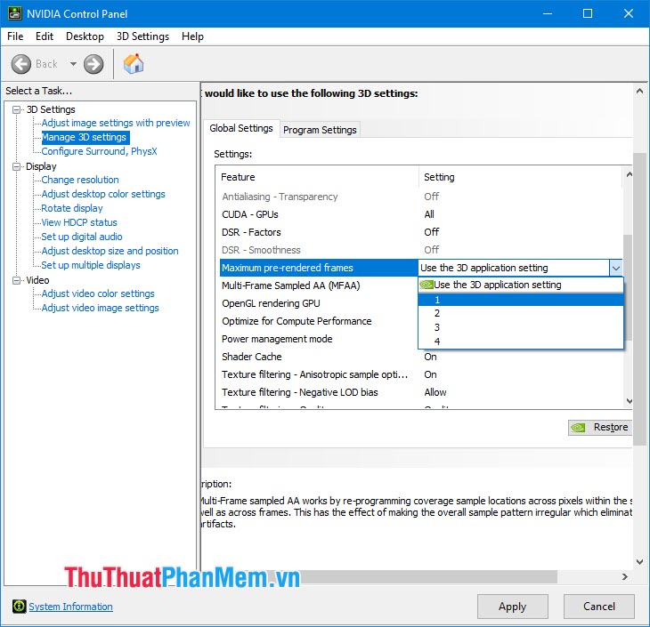 How to optimize the NVIDIA Video Card to play the best game Picture 16
