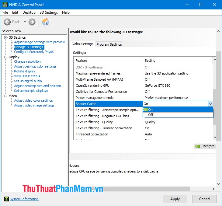 How to optimize the NVIDIA Video Card to play the best game Picture 21