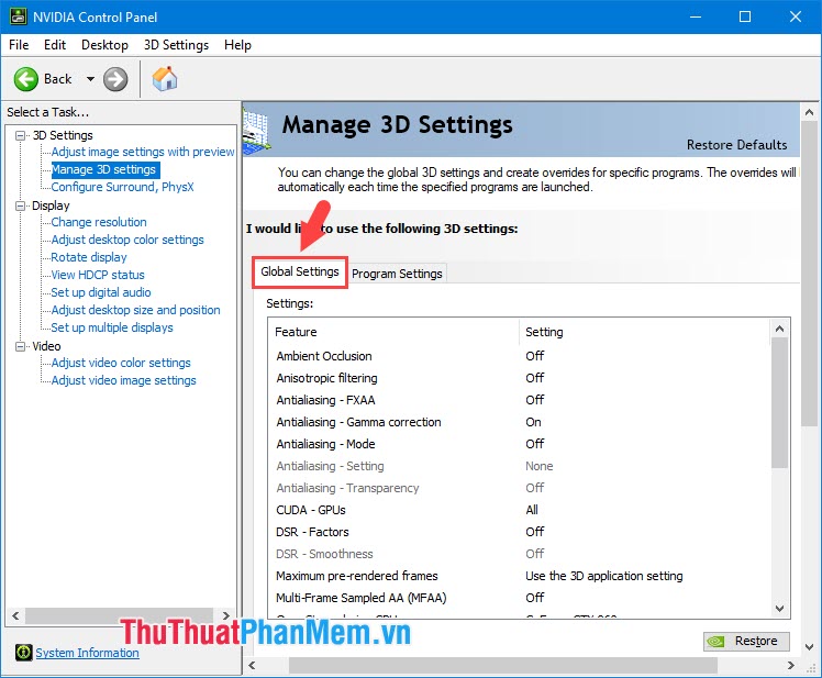 How to optimize the NVIDIA Video Card to play the best game Picture 6