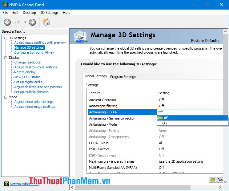 How to optimize the NVIDIA Video Card to play the best game Picture 9