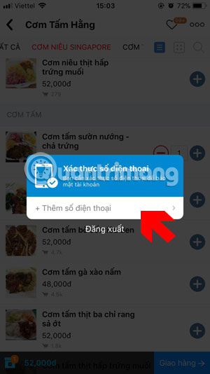 How to order food on the phone with Now.vn application Picture 10