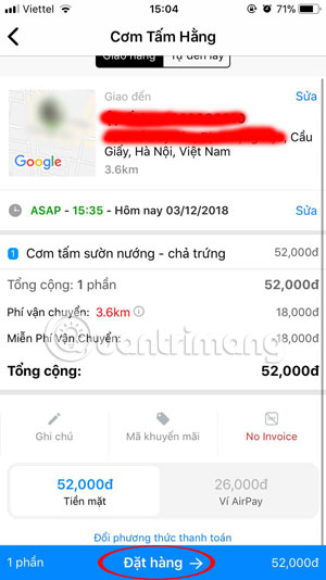How to order food on the phone with Now.vn application Picture 13