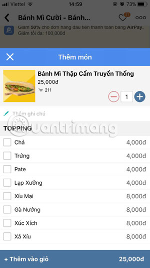 How to order food on the phone with Now.vn application Picture 8