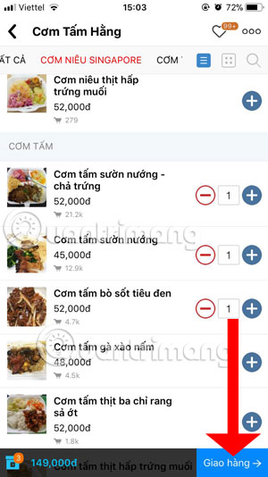 How to order food on the phone with Now.vn application Picture 9