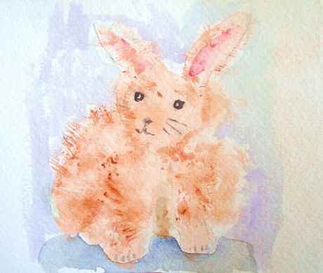 How to Paint Soft Bunny Fur in Watermedia Picture 6