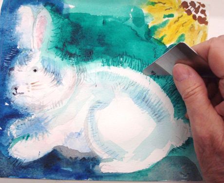 How to Paint Soft Bunny Fur in Watermedia Picture 7