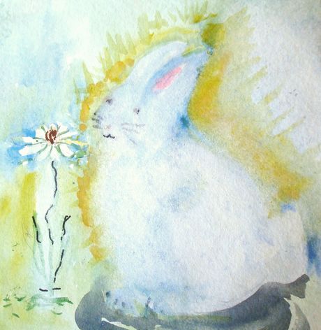 How to Paint Soft Bunny Fur in Watermedia Picture 9