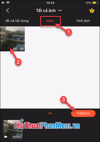 How to pair music, insert music into videos on Android phones, iPhones Picture 6