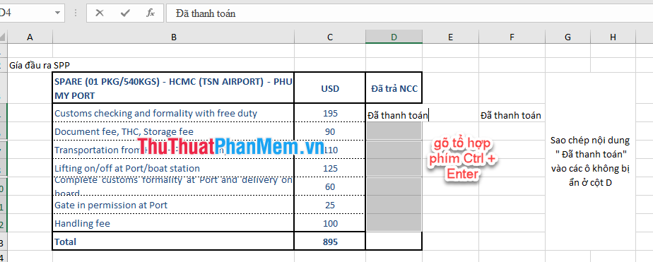 How to paste data into non-hidden cells, ignoring hidden cells Picture 10