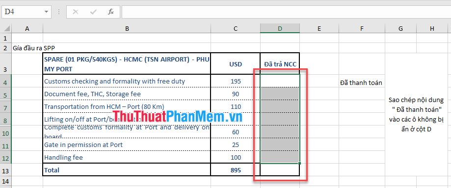 why is excel for mac pasting hidden cells